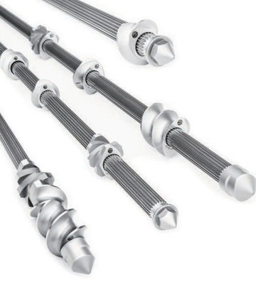 10 - axe d'extrudeuse de diamètre de 120mm, éléments jumeaux de boudineuse à vis longueur de 500 - de 9000mm