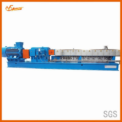 Bon prix Machine à extruder à vis de 77 mm pour le PET+30% Carbon Black avec une puissance de 600 kg/h pour un traitement à haut rendement en ligne