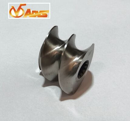 Bon prix Matériau à haute performance, extrudeuse à double vis, éléments de vis à vis à fente de précision et conception de vis modulaire en ligne
