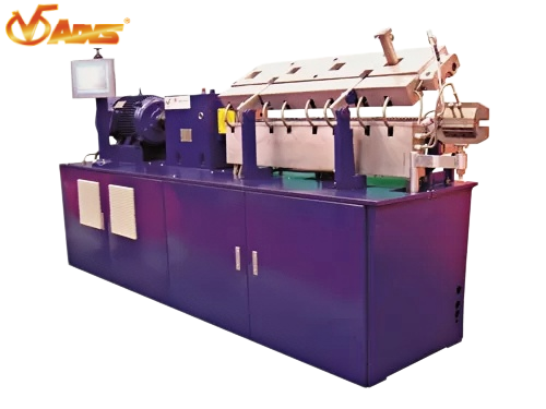 Bon prix Extrudeuse à double vis à échelle de laboratoire avec un diamètre de vis de 27 mm et une conception de canon divisé pour une tension industrielle de 380 V en ligne