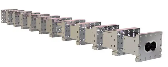 Bon prix Baril d'extrudeuse à double vis rotatif pour le mélange de masterbatch en ligne