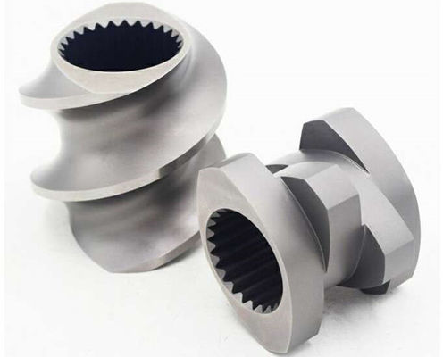 Bon prix W6Cr5Mo4V2 Bloc de broyage enroulement de spline à double vis Éléments d'extrudeuse à vis Segments de vis en ligne