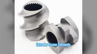Éléments de vis d'extrudeuse Coperion résistants à l'usure